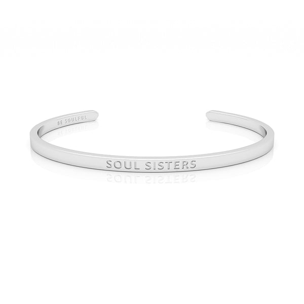 Soul Sisters Armband mit Gravur [Blind] Silber