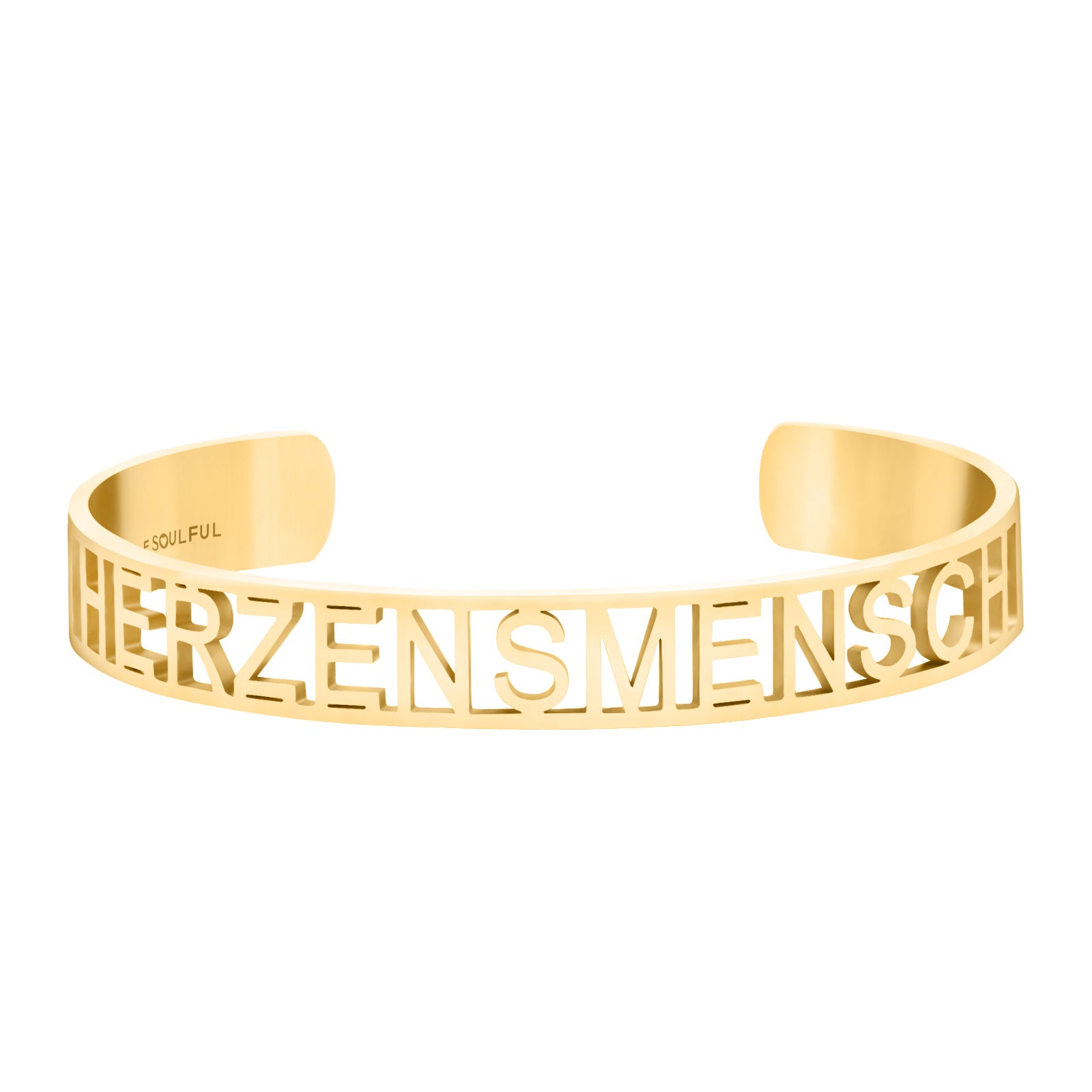 Gravur-Armreifen-Herzensmensch-Statement_Gold.jpg 850 × 850 Herzensmensch Armband mit Gravur Gold