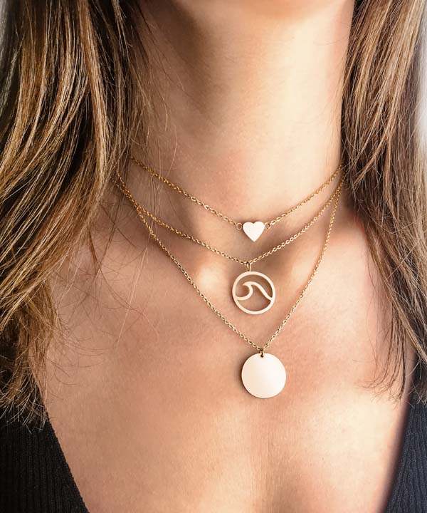 Wave Necklace Layering