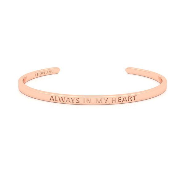 Always In My Heart Armband mit Gravur [Blind] Rosegold