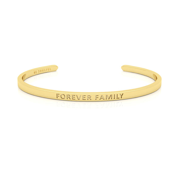 Forever Family Armband mit Gravur [Blind] Gold