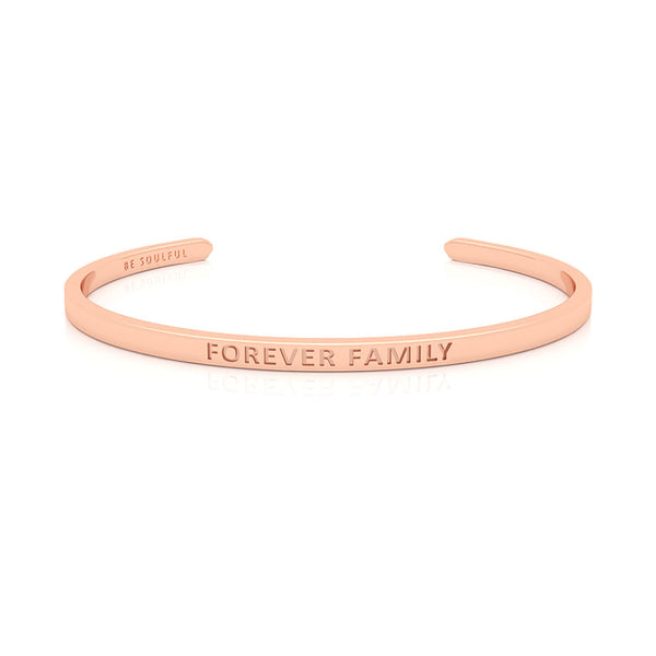 Forever Family Armband mit Gravur [Blind] Rosegold
