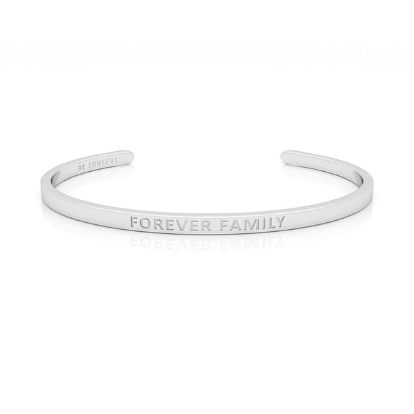 Forever Family Armband mit Gravur [Blind] Silber