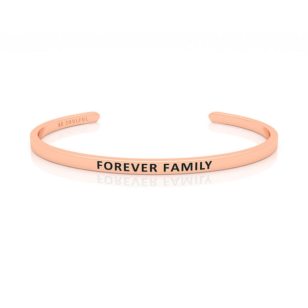 Forever Family Armband mit Gravur Rosegold