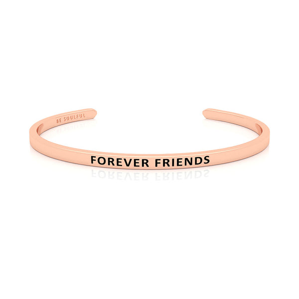 Forever Friends Armband mit Gravur Rosegold