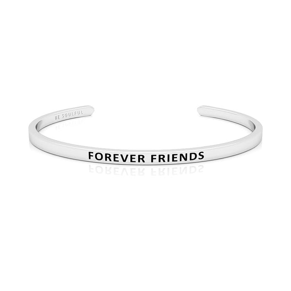 Forever Friends Armband mit Gravur Silber