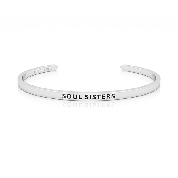 Soul Sisters Armband mit Gravur Silber