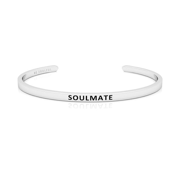 Soulmate Armband mit Gravur Silber