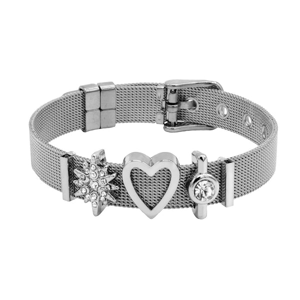 Mesh Bracelet Silber