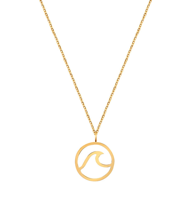 Wave Necklace Rosegold