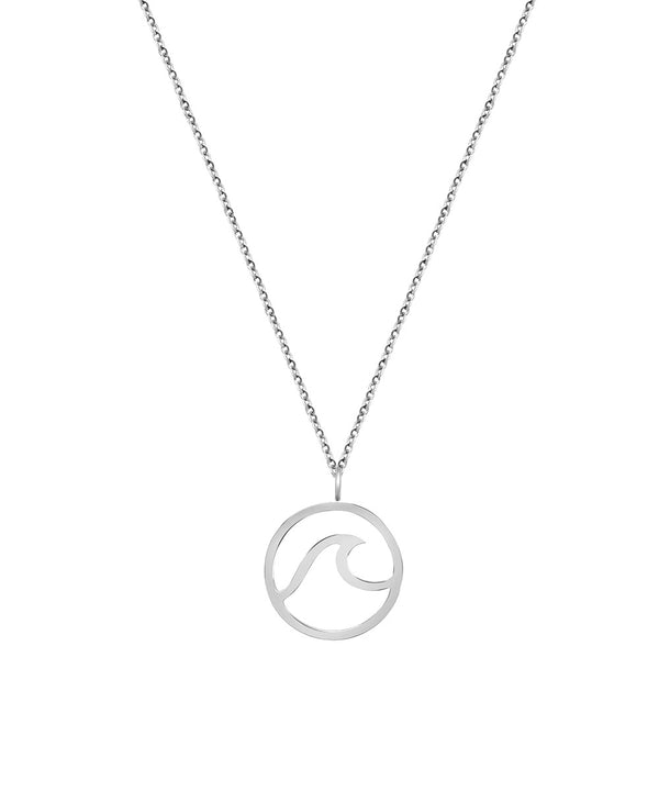 Wave Necklace Silber