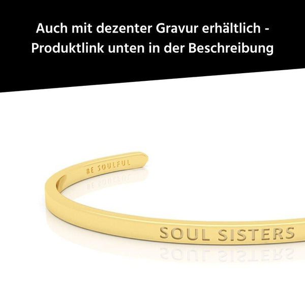 Soul Sisters Armband mit Gravur blind 